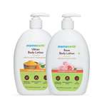 Mamaearth Skin Nourishing Body Care Combo Ubtan Body Lotion and Rose Body Lotion